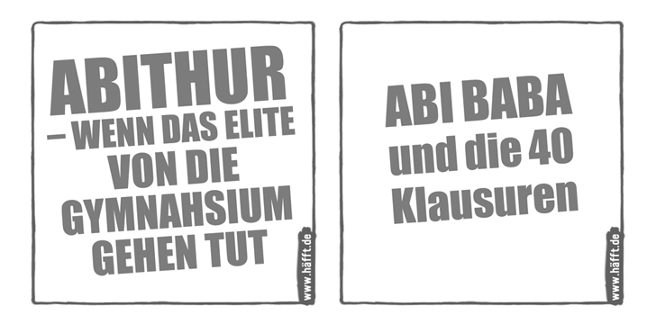 10 lustige AbiMottos · Häfft.de