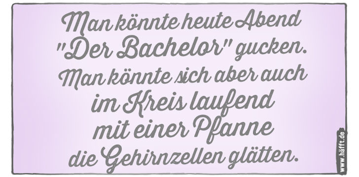 6 Sprüche zum Bachelor Das große Finale · Häfft.de