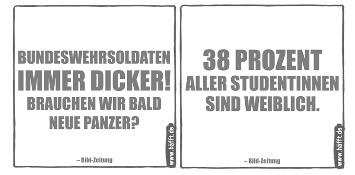 8 unglaubliche BildSchlagzeilen · Häfft.de