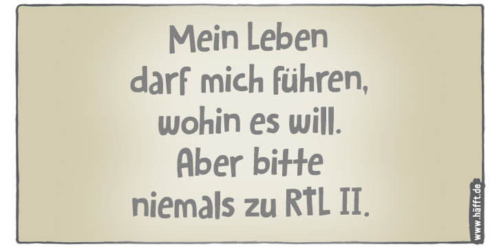 8 Sprüche übers Fernsehen · Häfft.de