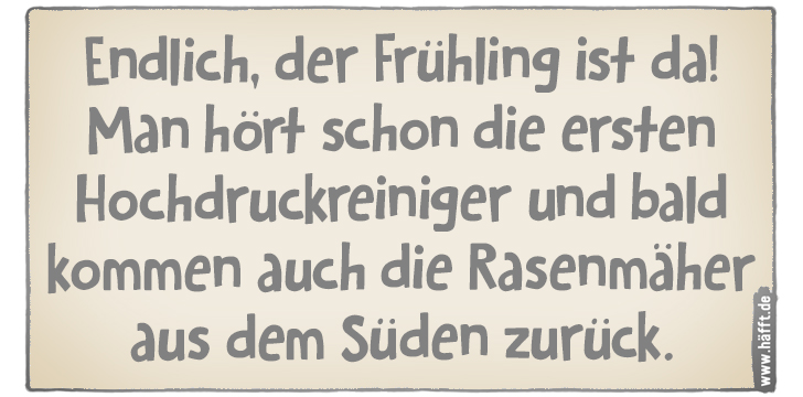 7 Sprüche zum Frühling · Häfft.de