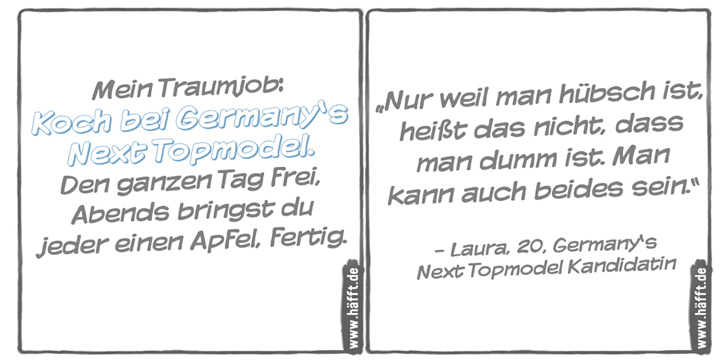 6 wahre Sprüche über Germany's Next Topmodel · Häfft.de
