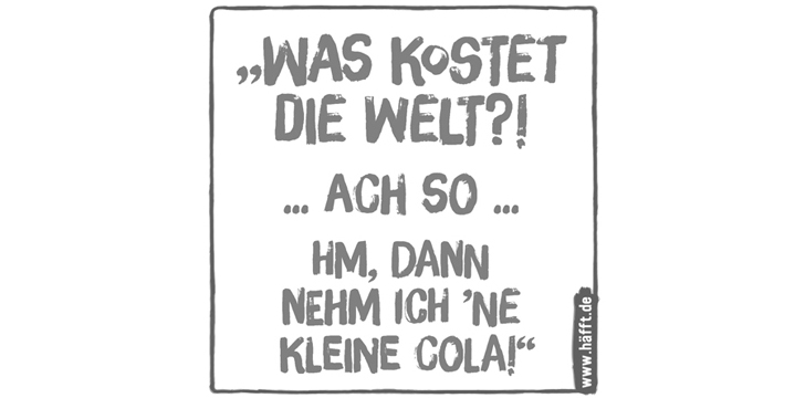 7 Sprüche übers liebe Geld · Häfft.de