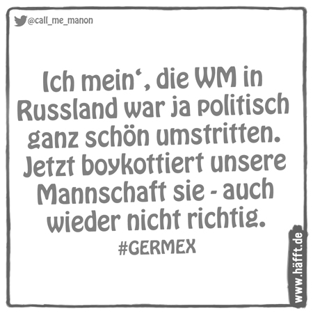Die besten Tweets zum WMSpiel DeutschlandMexiko · Häfft.de