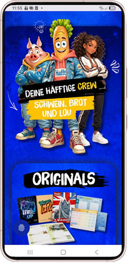 Häfft Originals auf dem Smartphone