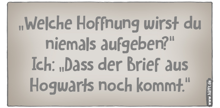 6 Sprüche über Harry Potter · Häfft.de