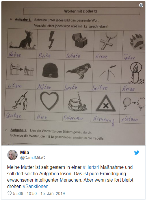 Wtf Diese Aufgabe Gibt S In Einer Hartz Iv Massnahme Hafft De hartz4 kalender 2021