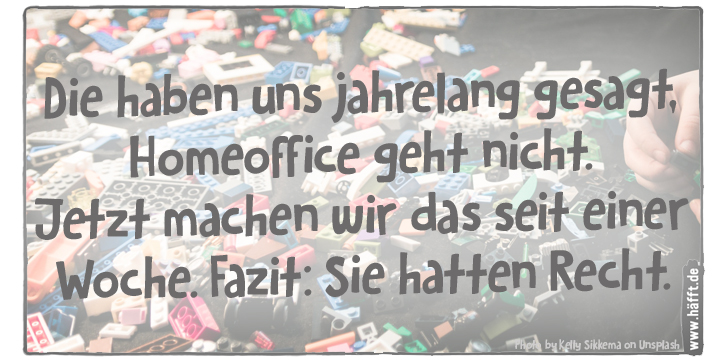 6 Tweets über Home-Office · Häfft.de