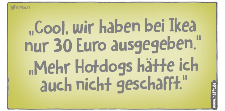 7 Sprüche über Ikea · Häfft.de