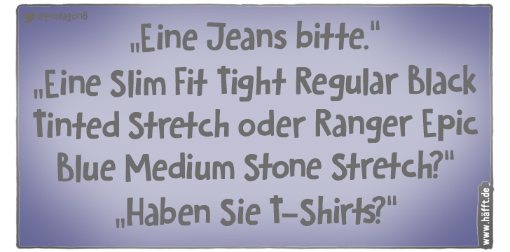 8 Sprüche über Jeans zum LeviStraussTag · Häfft.de