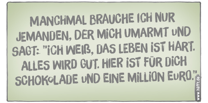 7 Sprüche übers Leben · Häfft.de
