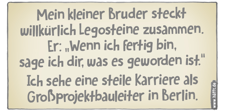 8 Sprüche über Lego · Häfft.de
