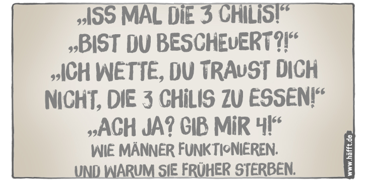 11 Sprüche über Männer zum Internationalen Männertag · Häfft.de