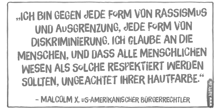 6 Zitate Zum Malcolm X Day Häfftde