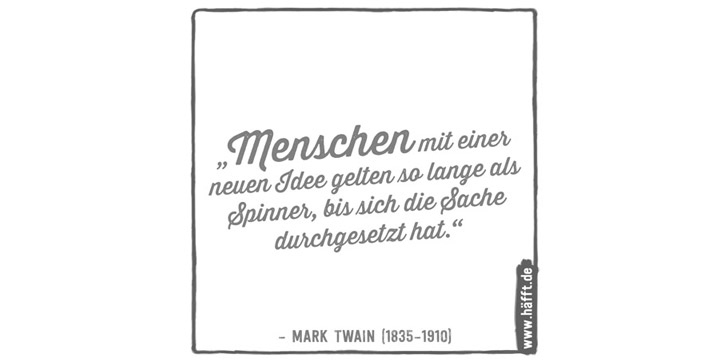 Die 15 Besten Zitate Von Mark Twain Häfftde