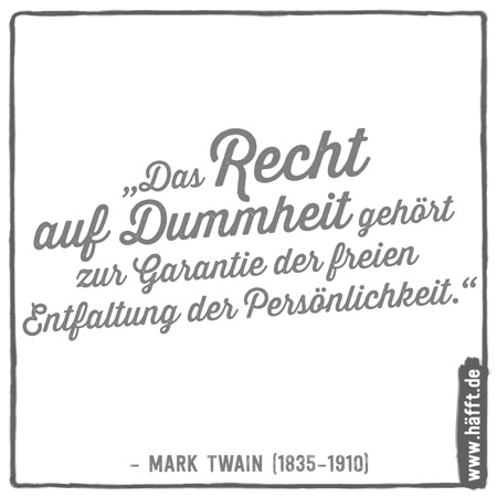 Die 15 Besten Zitate Von Mark Twain Häfftde