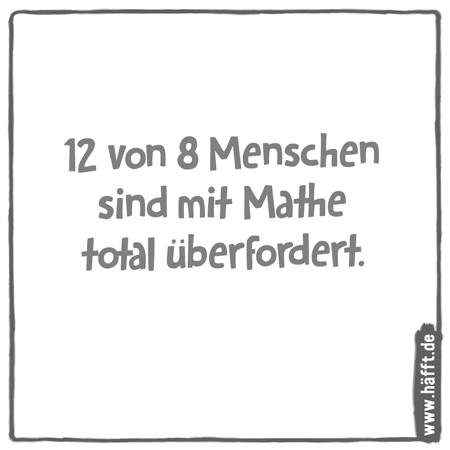 Lustig mathe sprüche Mathe