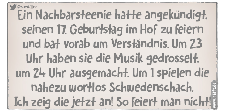 10 Sprüche zum WeltPartyTag · Häfft.de