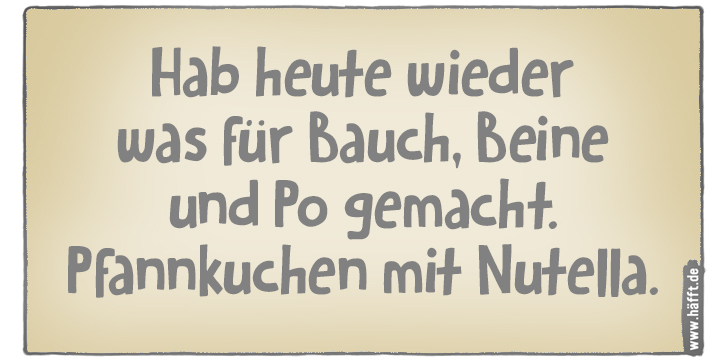 7 Sprüche über Pfannkuchen · Häfft.de