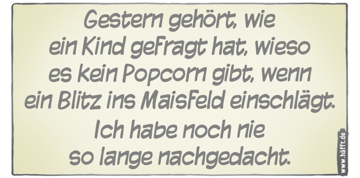 6 Sprüche zum Tag der PopcornLiebhaber · Häfft.de