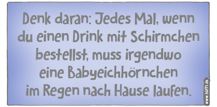 5 Sprüche über Regenschirme · Häfft.de