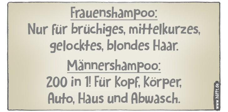 5 Sprüche zum Tag des Shampoos · Häfft.de