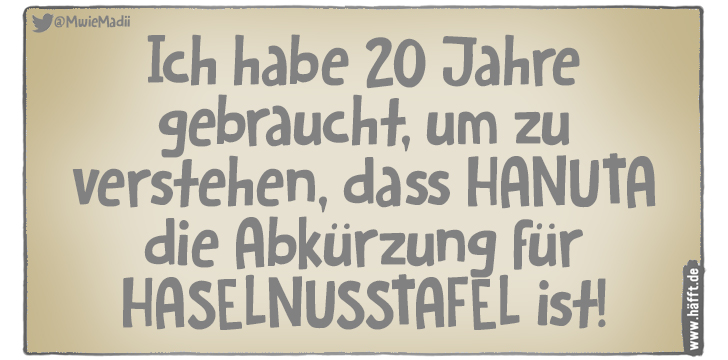 7 Sprüche über Süßigkeiten · Häfft.de