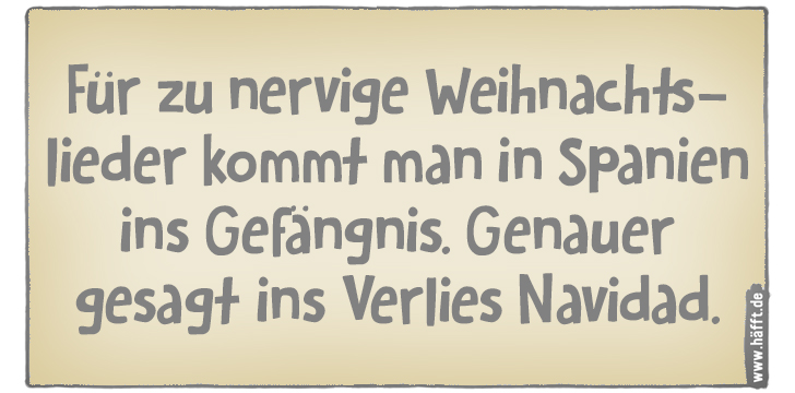 5 Sprüche über Weihnachtslieder · Häfft.de