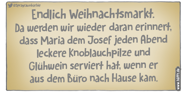 5 Sprüche über Weihnachtsmärkte · Häfft.de