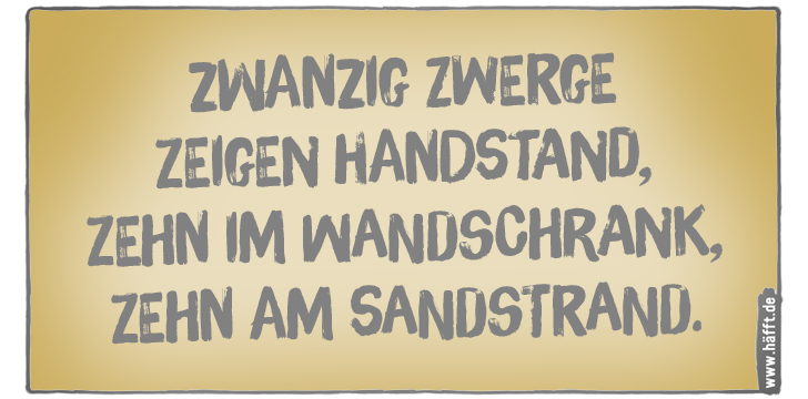 6 Sprüche zum Internationalen Tag der Zungenbrecher · Häfft.de